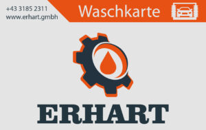 Waschkarte für Firmen