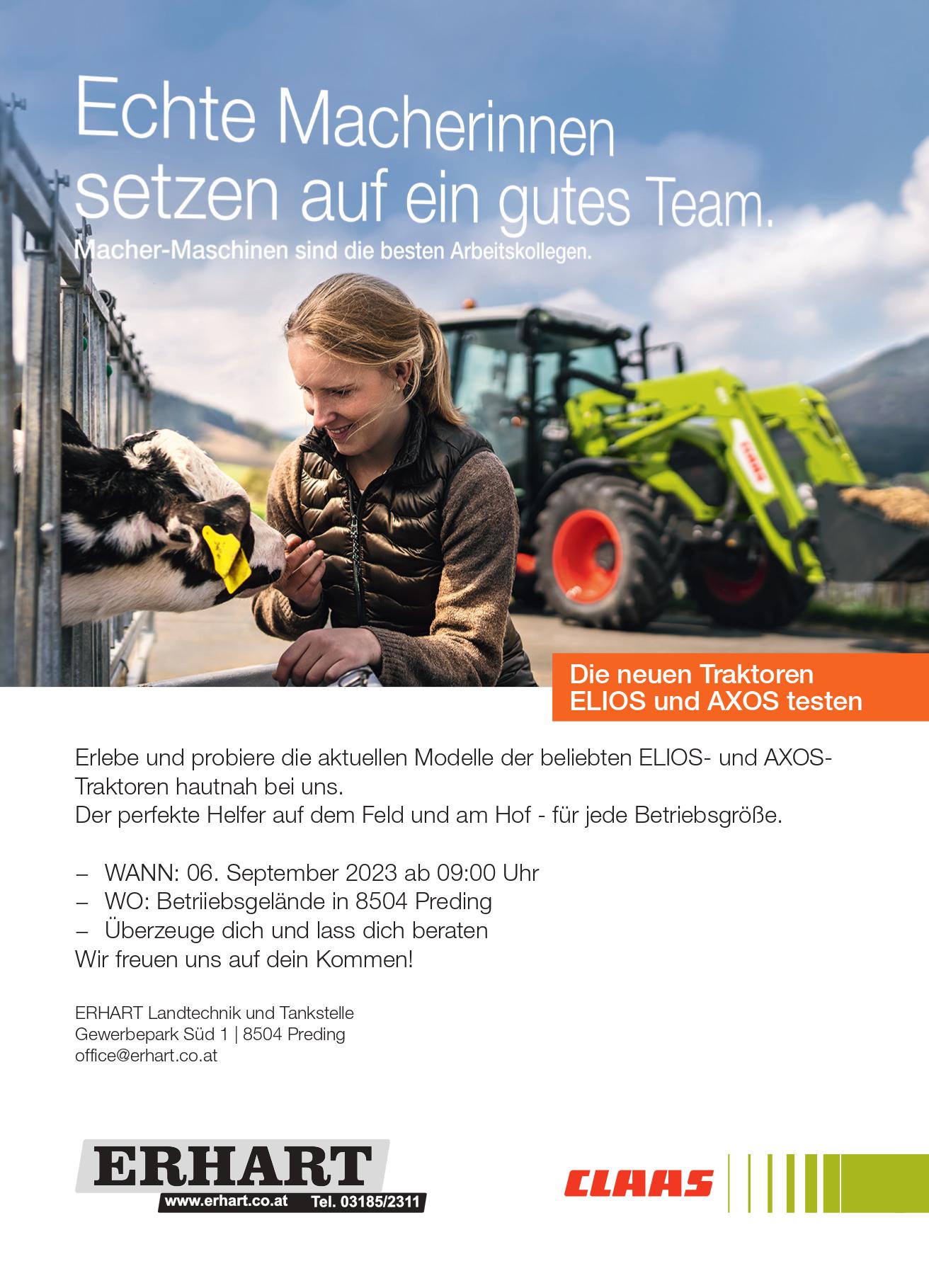 CLAAS Testtag - ERHART Landtechnik Und Tankstelle